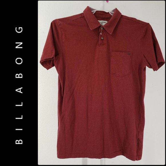 Billabong Other - Billabong Men Short Sleeve Golf Polo Shirt Small